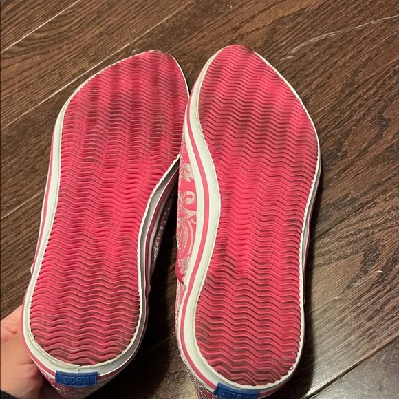 Keds Pink Floral Slip-On Flats - Picture 5 of 6